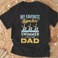 Synchronized Swimming Dad Favorite Synchro Swimmer Artistic T-Shirt Gifts for Old Men