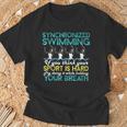 Synchronized Swimming Shirt Synchro Swimmer Artistic T-Shirt Gifts for Old Men Synchronized Swimming Shirt Synchro Swimmer Artistic T-Shirt Gifts for Old Men