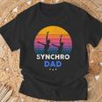Synchronized Swimming Synchro Dad T-Shirt Gifts for Old Men