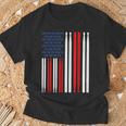 USA Flag Drummer Music Drum Kit T-Shirt Gifts for Old Men USA Flag Drummer Music Drum Kit T-Shirt Gifts for Old Men