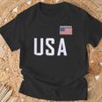 USA Flag Swim Swimming Sport Practice Equipment Men Women T-Shirt Gifts for Old Men USA Flag Swim Swimming Sport Practice Equipment Men Women T-Shirt Gifts for Old Men