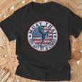 Vintage Muay Thai Karate Boxing Mixed Martial Arts T-Shirt Gifts for Old Men