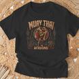 Vintage Muay Thai Wai Kru Thai Boxing Ritual Art T-Shirt Gifts for Old Men Vintage Muay Thai Wai Kru Thai Boxing Ritual Art T-Shirt Gifts for Old Men