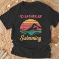Water Rat Water Sports Hobby Swimming Club Swimming T-Shirt Gifts for Old Men