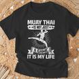 Women's Muay Thai Muay Thai Is Not Just a Game It Is My Life T-Shirt Gifts for Old Men Women's Muay Thai Muay Thai Is Not Just a Game It Is My Life T-Shirt Gifts for Old Men
