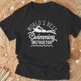 World's Best Swimming Instructor Teacher Coach Swim Men Women Kids T-Shirt Gifts for Old Men