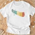 Canoe Canoeing Retro Vintage T-Shirt Gifts for Old Men