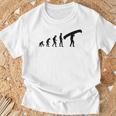Canoe Evolution Canoeing Shirt T-Shirt T-Shirt Gifts for Old Men