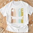 Canoe Vintage Canoeing Retro Canoe Paddling Premium Tri-Blend T-Shirt Gifts for Old Men