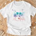 Drum Kit Drummer Graphic Sweatshirt T-Shirt Gifts for Old Men Drum Kit Drummer Graphic Sweatshirt T-Shirt Gifts for Old Men