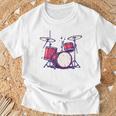 Drum Kit Electronic Drums Sweatshirt T-Shirt Gifts for Old Men