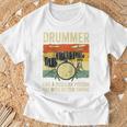 Drummer Better Timing Retro Vintage Sunset Drum Kit Graphic Raglan Baseball Tee T-Shirt Gifts for Old Men Drummer Better Timing Retro Vintage Sunset Drum Kit Graphic Raglan Baseball Tee T-Shirt Gifts for Old Men