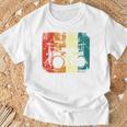 Drumset Cool Retro Vintage Drum Kit Drummer Music Percussion T-Shirt Gifts for Old Men