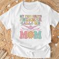 Favourite Swimmer Calls Me Mom Swimming Mom Female Swimmer T-Shirt Gifts for Old Men Favourite Swimmer Calls Me Mom Swimming Mom Female Swimmer T-Shirt Gifts for Old Men