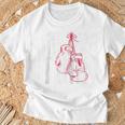 Fighter Gloves Muay Thai Raglan Baseball Tee T-Shirt Gifts for Old Men