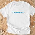 Freestyle Swimming Raglan Baseball Tee T-Shirt Gifts for Old Men