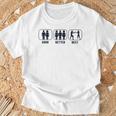 Good Better Best Boxer Kickboxer Fan Muay Thai Boxing T-Shirt Gifts for Old Men Good Better Best Boxer Kickboxer Fan Muay Thai Boxing T-Shirt Gifts for Old Men