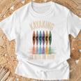 Kayak And Canoe Lake Fun Raglan Baseball Tee T-Shirt Gifts for Old Men