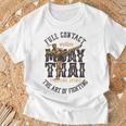 Muay Thai Fighter MMA Full Contact Retro Kickboxing T-Shirt Gifts for Old Men Muay Thai Fighter MMA Full Contact Retro Kickboxing T-Shirt Gifts for Old Men