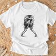 Muay Thai Kickboxing Nak Muay Thai Boxing Fighter T-Shirt Gifts for Old Men Muay Thai Kickboxing Nak Muay Thai Boxing Fighter T-Shirt Gifts for Old Men