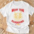 Muay Thai Tiger Kickboxing Gym MMA Street Fight Kickboxing T-Shirt Gifts for Old Men Muay Thai Tiger Kickboxing Gym MMA Street Fight Kickboxing T-Shirt Gifts for Old Men