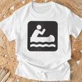 Outdoors Water Sports Canoe Canoeist Raglan Baseball Tee T-Shirt Gifts for Old Men