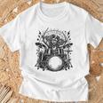 Spaniel Rock Drum Kit T-Shirt Gifts for Old Men