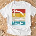 Swim Swimming Vintage Retro Swimmer Raglan Baseball Tee T-Shirt Gifts for Old Men Swim Swimming Vintage Retro Swimmer Raglan Baseball Tee T-Shirt Gifts for Old Men