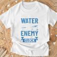 Swimming Enthusiast Swimming Expert Swimming Lover Swimmer Raglan Baseball Tee T-Shirt Gifts for Old Men