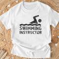 Swimming Instructor Lesson Swim Coach T-Shirt Gifts for Old Men Swimming Instructor Lesson Swim Coach T-Shirt Gifts for Old Men