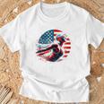 Swimming United States Apparel American Flag Swimming T-Shirt Gifts for Old Men Swimming United States Apparel American Flag Swimming T-Shirt Gifts for Old Men
