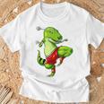 T-Rex Dinosaur Muay Thai Boxing Karate Martial Arts Kung Fu T-Shirt Gifts for Old Men