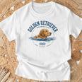 Women's Golden Retriever Swimming T-Shirt Gifts for Old Men Women's Golden Retriever Swimming T-Shirt Gifts for Old Men