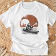Women's Kayaking Sloth Kayak Kayaker Canoe Paddling T-Shirt Gifts for Old Men