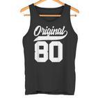 46Geburtstag Geschenk Mann Frau Original Jahrgang 1980 Tank Top
