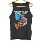 Aquarianer Aquaristik Aquarium Lustigerpruch Guppy Tank Top