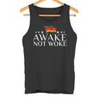 Awake Not Woke Anti-Zensur Redefreiheit Tank Top