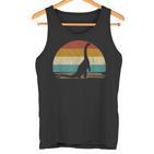 Brachiosaurus Dinosaurier Deko Retrointage Für Dino Fans Tank Top