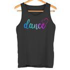 Cute Love Dancetilvolle Tänzerin Tanzliebhaber Tanzen Tank Top