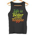Das Leben Ist Besser Mit Reggae-Musik Jamaicaintage Tank Top