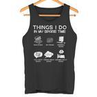 Dinge Die Ich In Meiner Freizeit Mache Und Bücher Für Bücherliebhaber Lese Tank Top