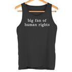 Großer Fanon Menschenrechtsaktivisten Menschenrechte Tank Top