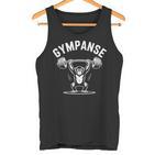 Gympanse Lustiger Gewichtheber Affe Tank Top