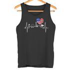 Lasegaskyline Herzschlag Nevada Usa Poker Herz Lasegas Tank Top