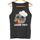 Lecker Fritiad Hamster Hamstie Meme Tank Top