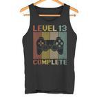 Level 13 Complete Gamer 13 Jahre Zocker Junge Geschenk Tank Top