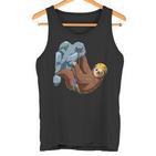 Lustiges Faultier Boulder Klettern Geschenk Tank Top