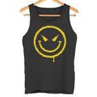 Meltingmile Face Groovige Lustige Coole Hippie-Ästhetik Tank Top