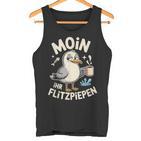 Moin Ihr Flitzpiepen Norddeutscherpruch Für Morgenmuffel Tank Top