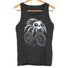 Motivpringspinnenliebhaber Fahrrad Tank Top